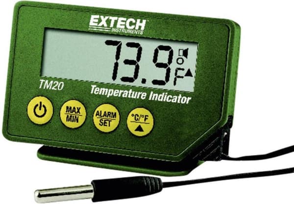 Extech TM20 - Lämpötilamittari - -40 - +70 °C - Anturityyppi K