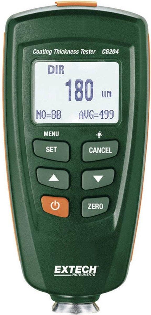 Extech CG204 Coatingtykkelsesmåler - 0 til 1250 µm - automatisk genkendelse jernholdig eller ej