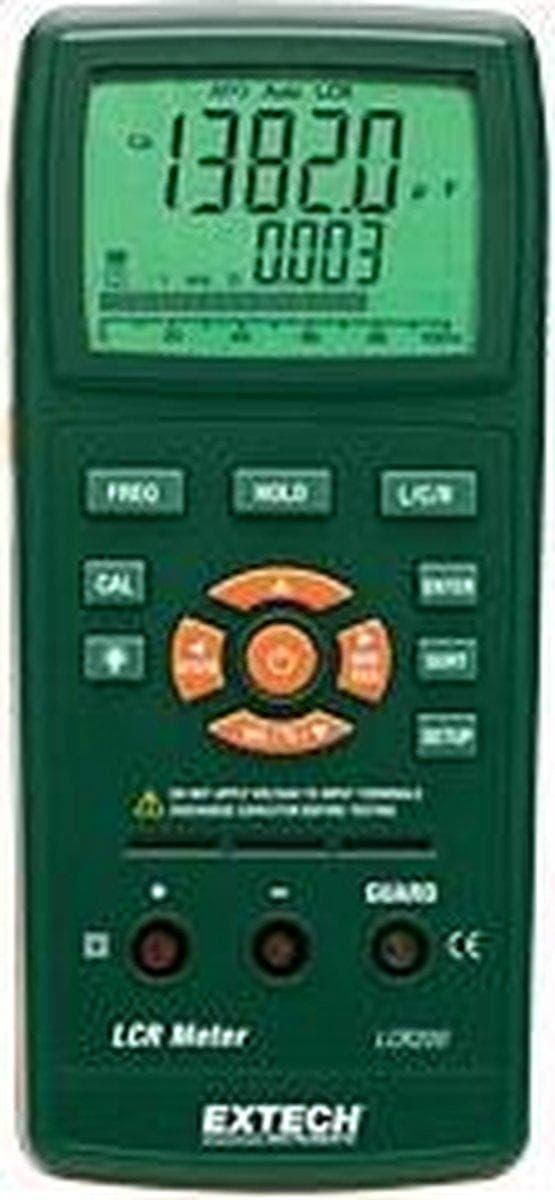 Extech LCR200 LCR Meter Digital CAT I -näyttö (määrä): 20000