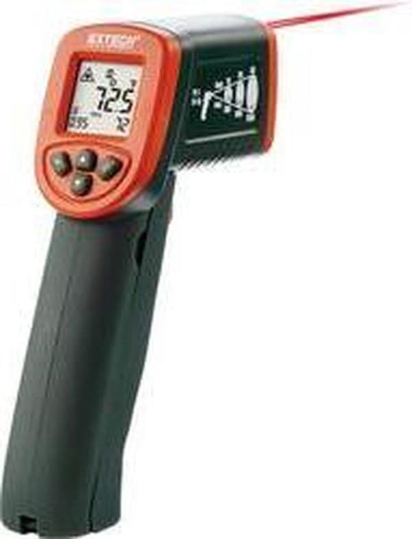 Extech IR267 infrarødt termometer - Optisk 12:1 - (-50 til +600 °C) - med kontaktmåling