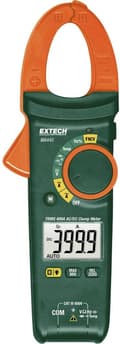 Miniatyrbillede 1 af 4: Extech MA445 multimeter, klemmemåler Digital CAT III 600 V skærm (tæller): 4000