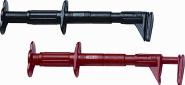 FLUK Test Pen/Clamp Rail Clamp Alligator Clips., rd. ja sw