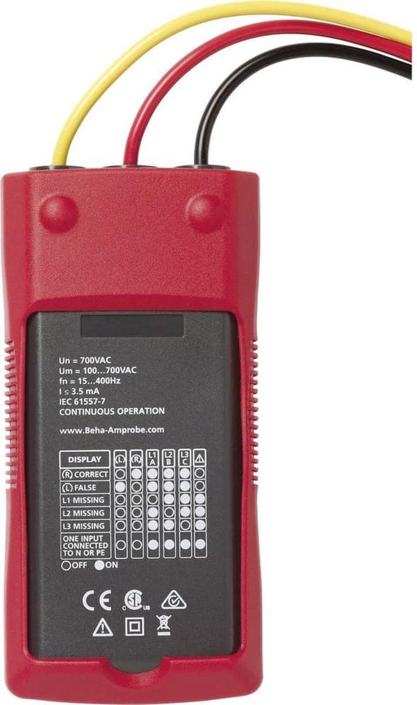 Beha Amprobe PRM-5-EUR Pyörivä kenttämittari CAT IV 600 V LED