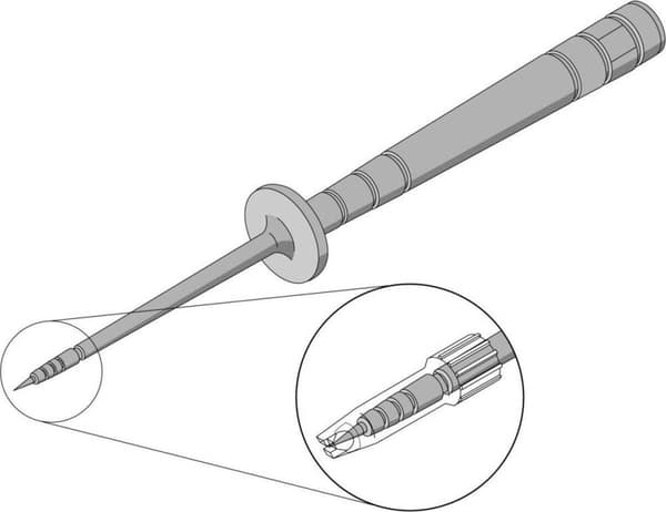 FLUK Test Pen/Clamp Test Pen Test Pen., rd. ja musta, väylän halkaisija 0,5mm