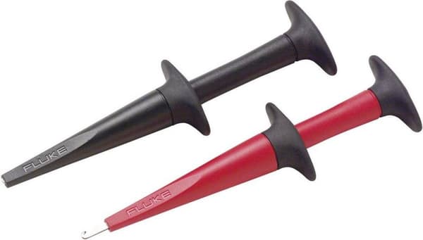 FLUK Test Pen/Clamp Hook Clamp Clamp Test Pen., rd. ja musta, bussin halk. 4mm
