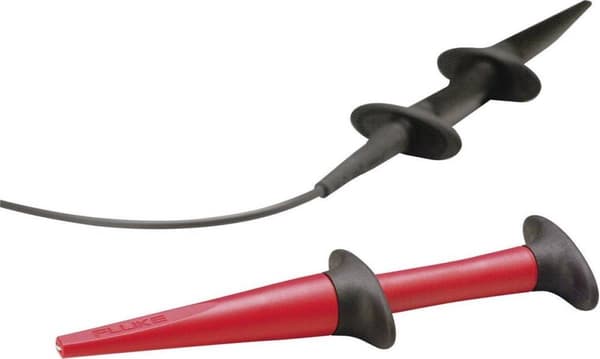 FLUK Test Pen/Clamp Hook Clamp Clamp Test Pen., rd. ja musta, bussin halk. 4mm