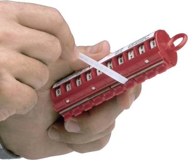 Scotchcode Kabelmærkning Refill Roll Digit 8 80-6114-2801-4 Hvid 3M