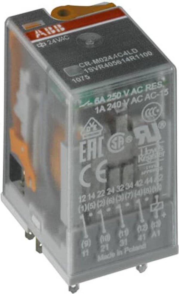 ABB CR-M024AC4 Interfacerelæ Nominel spænding: 24 V 1 stk.
