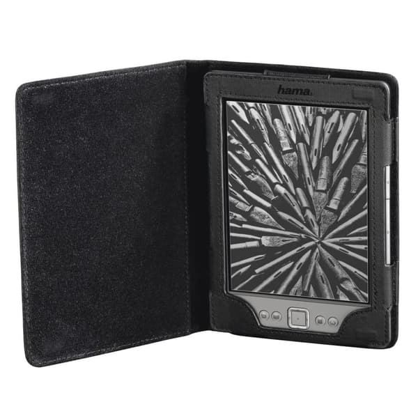 Hama "Arezzo" - Flip-etui til e-bogslæsere - polyurethan - sort - 15,20 cm (6") - til Amazon Kindle Paperwhite 3G, Kobo eReader Glo, PocketBook Sense