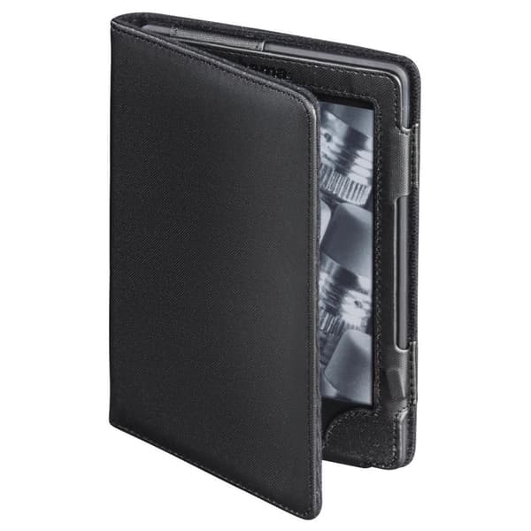 Hama "Arezzo" - Flip-etui til e-bogslæsere - polyurethan - sort - 15,20 cm (6") - til Amazon Kindle Paperwhite 3G, Kobo eReader Glo, PocketBook Sense
