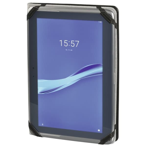 Hama "Piscine" - flip cover for e-book readers - polyurethane - black - 15.20cm (6") - for PocketBook Sense with KENZO cover, Touch HD 3, Ultra, Tolin
