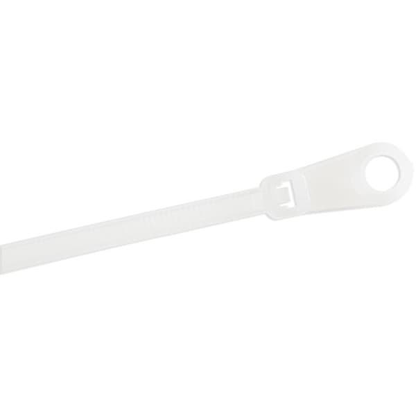 StarTech.com 10,20 cm (4") (10 cm) kabelbindere med monteringshul, 7/8" (24 mm) dia, 18 lb (8 kg) trækstyrke, nylon lynlås, UL-listet, 100 pakke (CBMZ