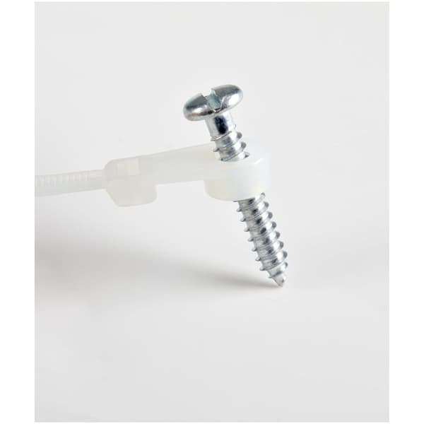 StarTech.com 10,20 cm (4") (10 cm) kabelbindere med monteringshul, 7/8" (24 mm) dia, 18 lb (8 kg) trækstyrke, nylon lynlås, UL-listet, 100 pakke (CBMZ