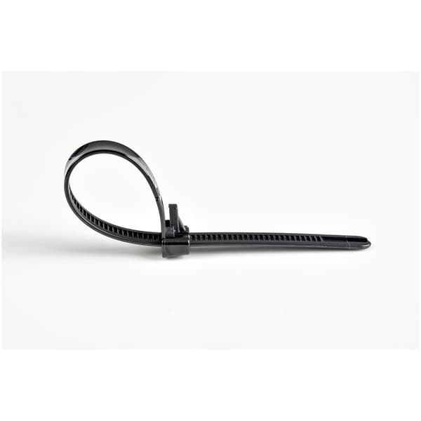 StarTech.com 12 cm (5") uudelleenkäytettävät nippusiteet, 7 mm (1/4") leveä, 30 mm (1-1/8") nipun halkaisija 22 kg (50 lb) vetolujuus, irrotettavat na