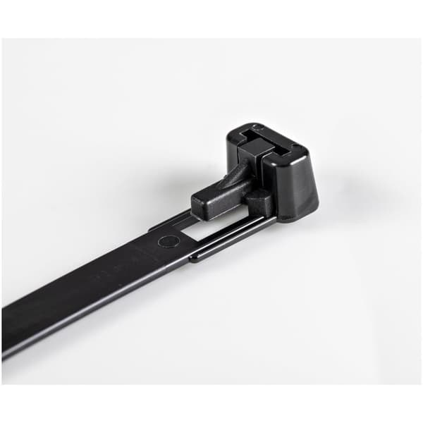 StarTech.com 12 cm (5") uudelleenkäytettävät nippusiteet, 7 mm (1/4") leveä, 30 mm (1-1/8") nipun halkaisija 22 kg (50 lb) vetolujuus, irrotettavat na