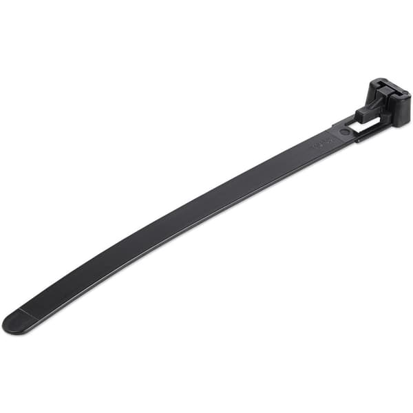 StarTech.com 12 cm (5") uudelleenkäytettävät nippusiteet, 7 mm (1/4") leveä, 30 mm (1-1/8") nipun halkaisija 22 kg (50 lb) vetolujuus, irrotettavat na