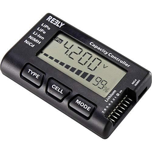 Reely LiPo checker egnet til celler: 1 - 7 1 stk (RE-6546762)