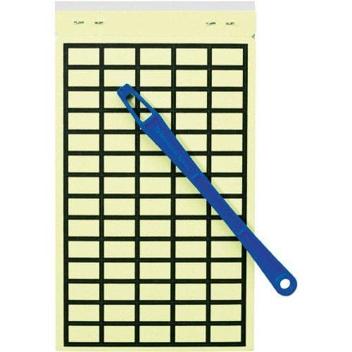 Hellermann Tyton 598-92227 Rectangle Removable Yellow 700pc(s) self-adhesive label (598-92227)