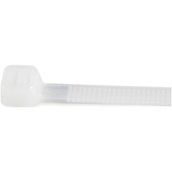 StarTech.com 20.30cm (8")(20cm) Cable Ties, 2-1/8"(55mm) Dia, 50lb(22kg) Tensile Strength, Nylon Self Locking Zip Ties, UL Listed, 100 Pack, White (CB