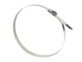 Miniatyrbillede 1 af 2: Kabelbindere i rustfrit stål 150 mm x 7,9 mm -60°C til +550°C 20 stk. Gode forbindelser (KAB-E15X79)