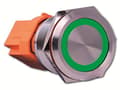 Miniatyrbillede 1 af 2: Joy-it BUTTON22A-L-GR trykknapkontakt 250 V/AC 15 A 1 x tænd/sluk IK10, IP67 momentan 1 stk (KNAP22A-L-GR)