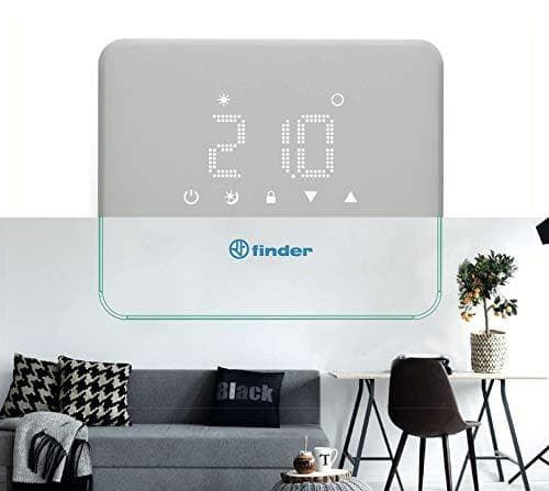 Finder 1T.91.9.003.0000 Overflademonteret rumtermostat dagsprogram 5 til 37 °C (1T.91.9.003.0000)
