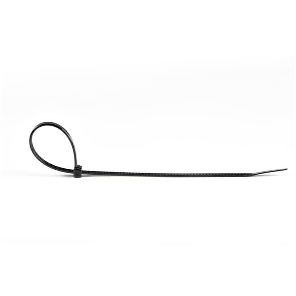 StarTech.com 25cm(10") Cable Ties, 68mm(2-5/8") Dia, 22kg(50lb) Tensile Strength, Nylon Self Locking Ties, UL Listed, 100 Pack, Black (CBMZT10B) - Cab