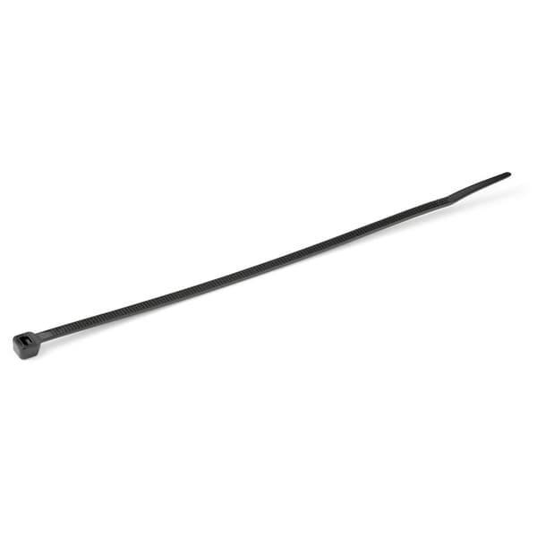 StarTech.com 25cm(10") Cable Ties, 68mm(2-5/8") Dia, 22kg(50lb) Tensile Strength, Nylon Self Locking Ties, UL Listed, 100 Pack, Black (CBMZT10B) - Cab