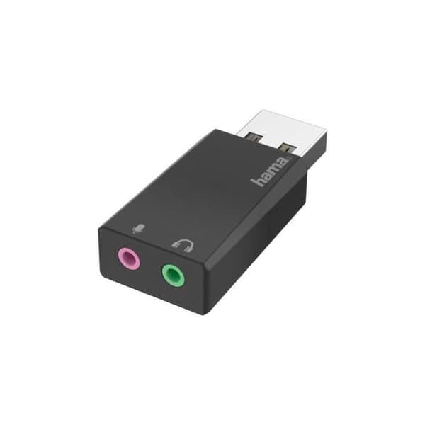 Hama USB lydkort USB stik - 2x 3,5 mm jack stik Stereo