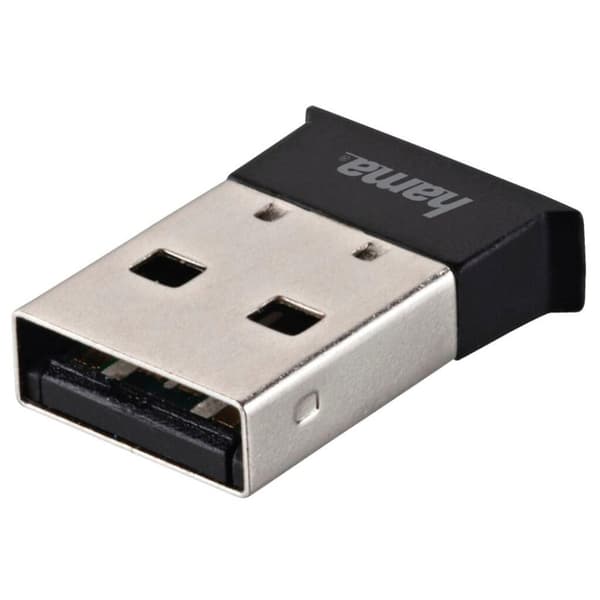 Hama Bluetooth® USB-adapter Version 5.0 C2 + EDR Svart