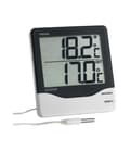 Miniatyrbillede 3 af 6: TFA Dostmann kablet termometer sort og hvid (30.1011.K)