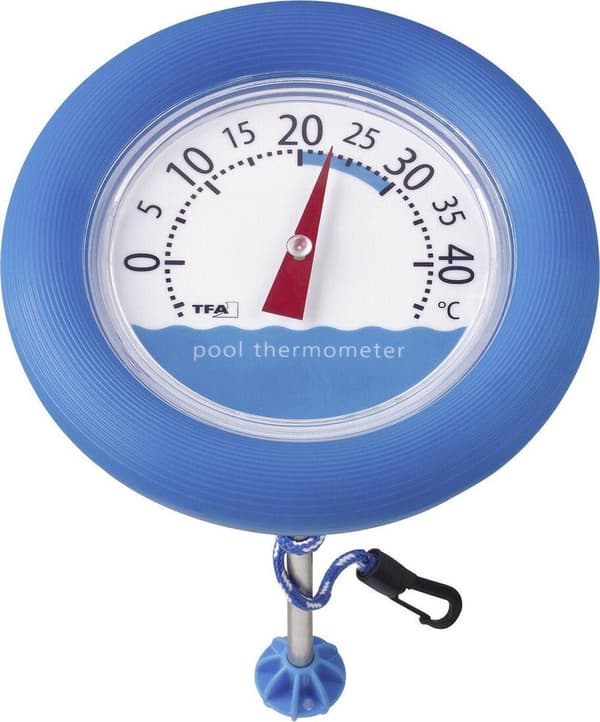 TFA Dostmann Poolwatch analog simbassängtermometer, 40.2007, lämplig för simbassänger och dammar (40.2007)