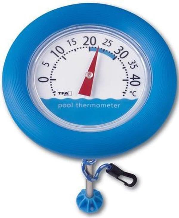 TFA Dostmann Poolwatch analog simbassängtermometer, 40.2007, lämplig för simbassänger och dammar (40.2007)