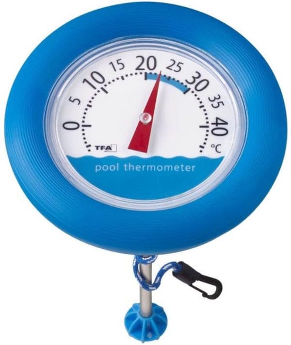 TFA Dostmann Poolwatch analog simbassängtermometer, 40.2007, lämplig för simbassänger och dammar (40.2007)