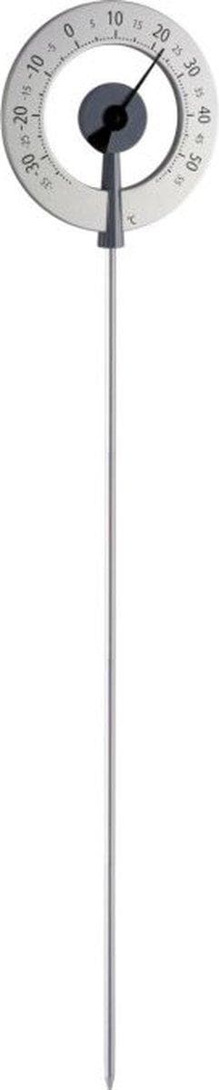 TFA Dostmann Lollipop analogt design havetermometer, 12.2055.10, vejrbestandigt, med store cifre (12.2055.10)
