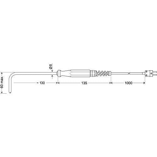 Greisinger temperaturoverfladesensor GOF 900 HO (117220)