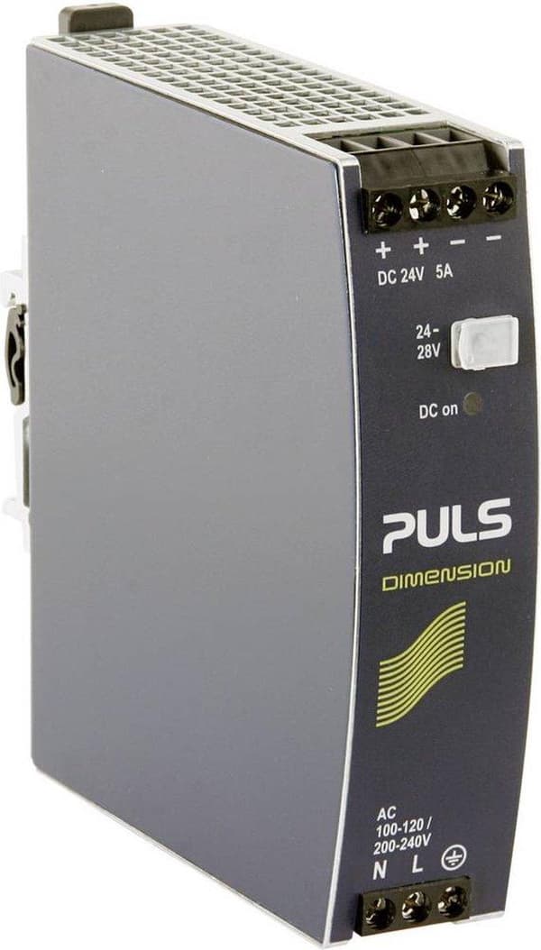 PULS DIMENSION CS5.241 DIN-kiskovirtalähde, kytkentävirtalähde, DIN-virtalähde 24 V/DC 5 A 120 W (CS5.241)