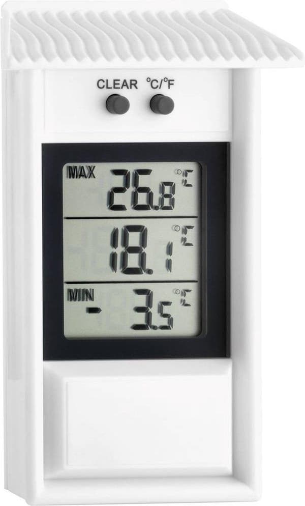 Dostmann elektronisk digitalt termometer, hvid (30-1053)