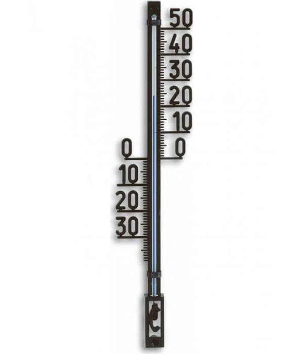 Tfa udendørs termometer, stort, analogt, sort (12.6003.01.90)