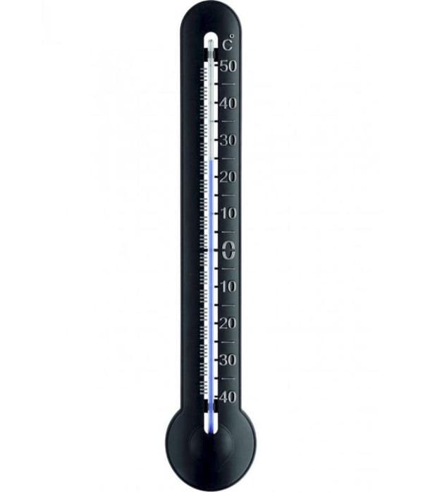 Tfa analogt indendørs/udendørs termometer, sort (12.3048)