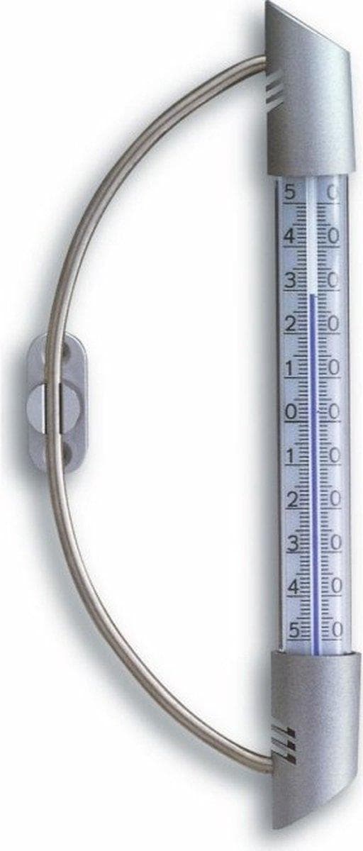 TFA självhäftande termometer digital 14.6015 silver (14.6015)