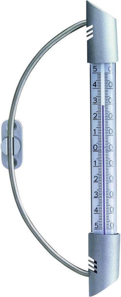 TFA självhäftande termometer digital 14.6015 silver (14.6015)