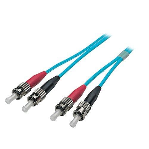 EFB-Elektronik o7013.1 1m ST ST turkos fiberoptisk kabel - fiberoptisk kabel av (ST, ST, 50 µm, 125 mikron, turkos, hane/hane)
