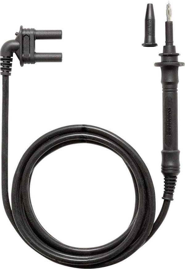 Benning 10150829 2m testkabel 2-stift. med 4 mm testspets mätlinje 2-stifts testlinje för ST 755 och ST 760 1 st (10150829)