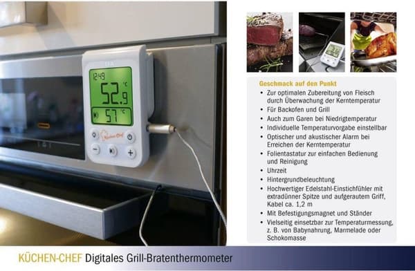 TFA-Dostmann KÜCHEN-CHEF digitalt madtermometer -20 - 300 °C (14.1510.02)