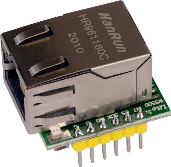 DEBO SPI RJ45 - Udviklerkort - SPI Ethernet interface konverter (SBC-USR-ES1)