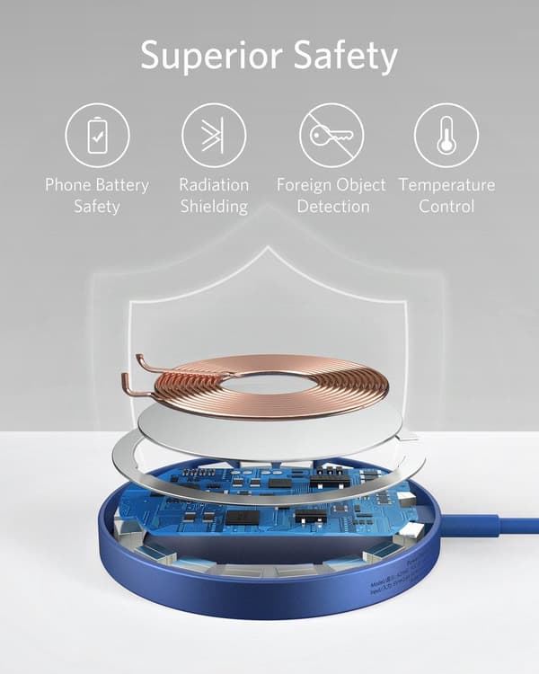 ANKER PowerWave II Magnetic Pad Navy (A2566G31)