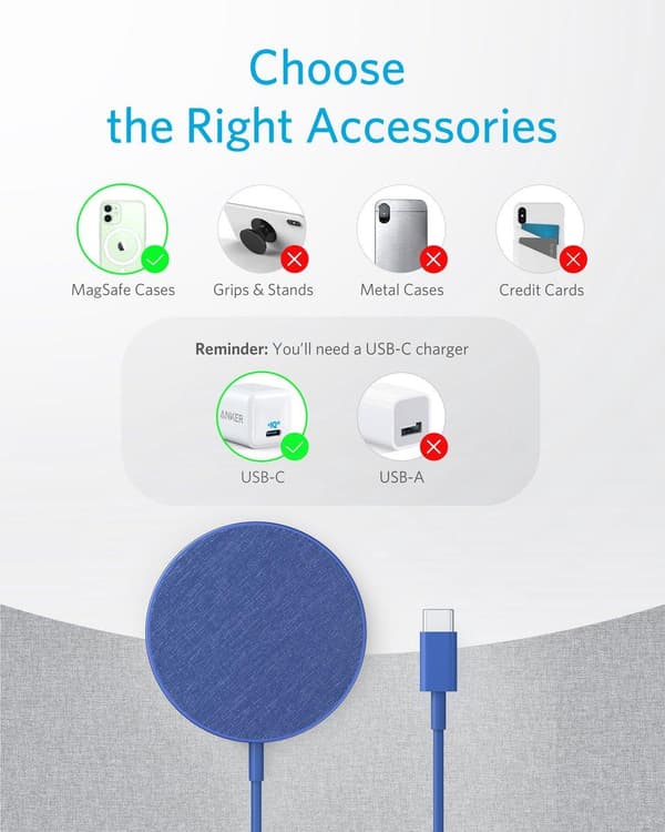 ANKER PowerWave II Magnetic Pad Navy (A2566G31)