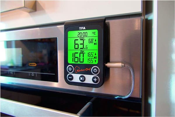 TFA-Dostmann 14.1512.01 madtermometer -20 - 300 °C digitalt (14.1512.01)