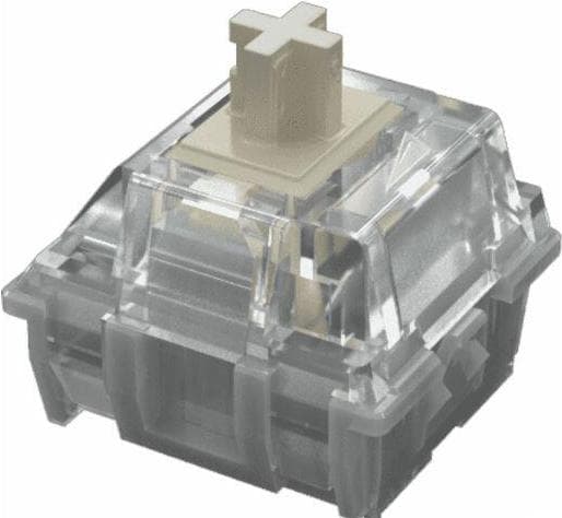 Mountain Grey Linear 45 Speed tastaturomskiftere (klar, pakke med 90 stk) (MG-EVAC-SWITCHPACK90-MTN-)